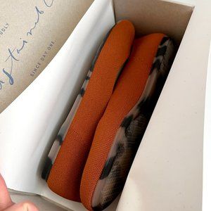 NWT Rothy's The Flat in Brandy Size 10, New in Box